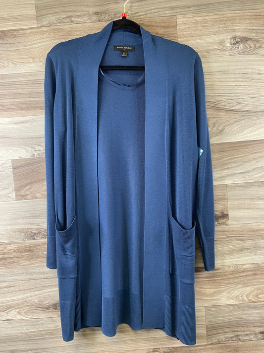 Cardigan By Banana Republic In Blue, Size: Xs