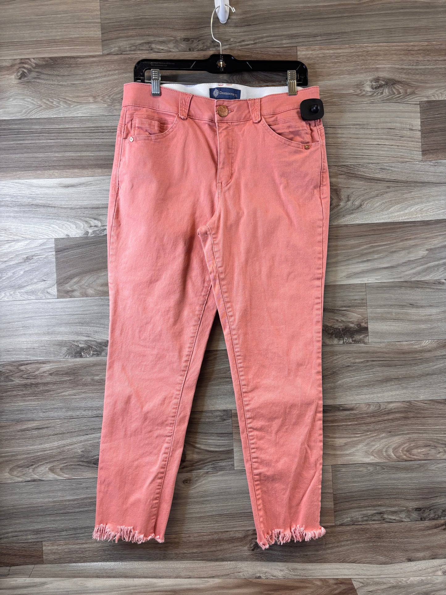 Jeans Skinny By Democracy In Orange, Size: 12