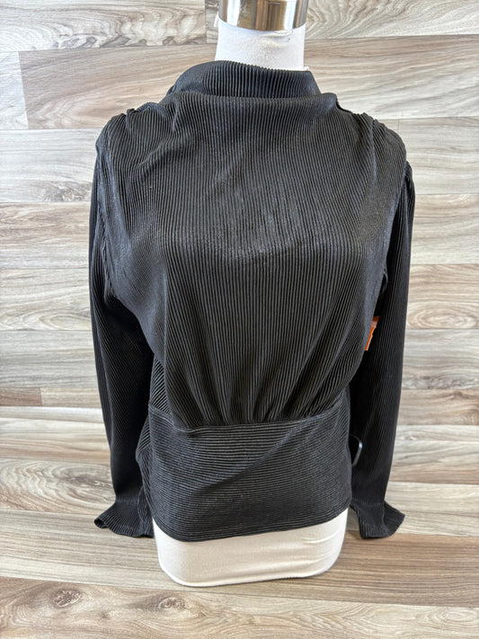 Top Long Sleeve Basic By Ann Taylor In Black, Size: S