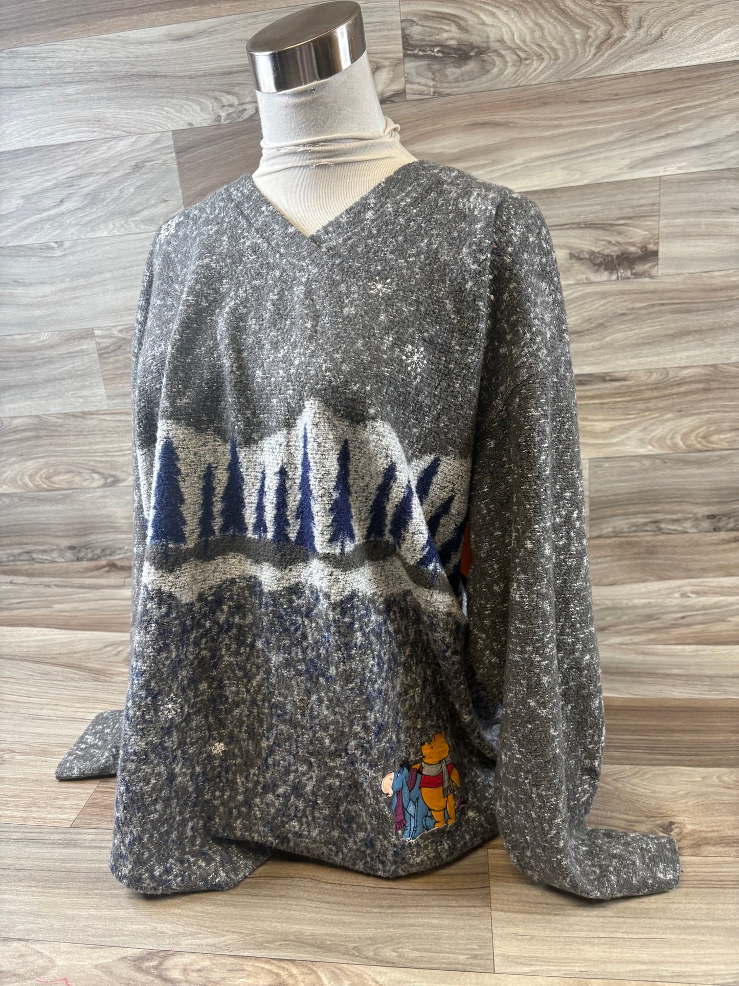 Sweater By Disney Store In Grey, Size: L