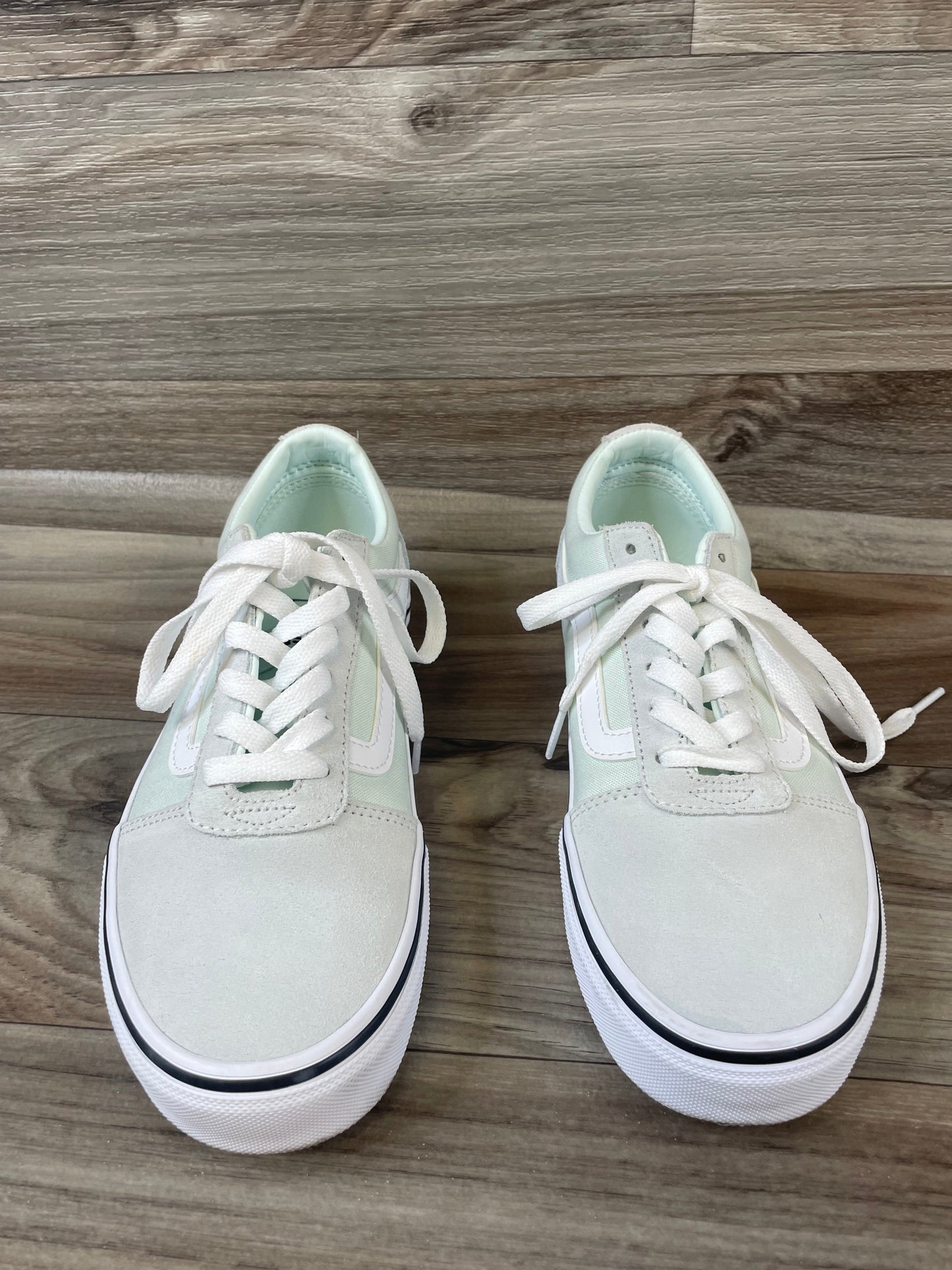 Shoes Sneakers By Vans In Green, Size: 7