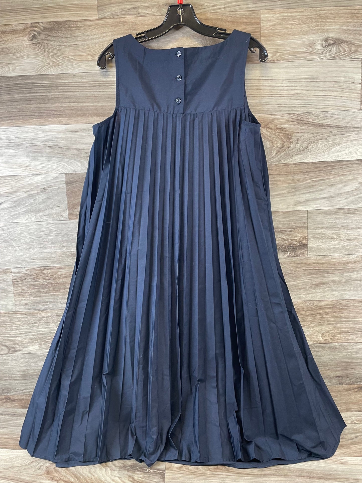 Dress Casual Midi By J. Jill In Navy, Size: M