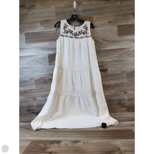 Dress Casual Maxi By Max Studio In White, Size: M