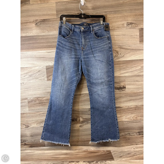 Jeans Flared By Abercrombie And Fitch In Blue Denim, Size: 14