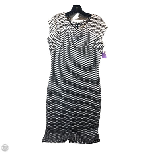 Dress Casual Midi By Eci In Polkadot Pattern, Size: M