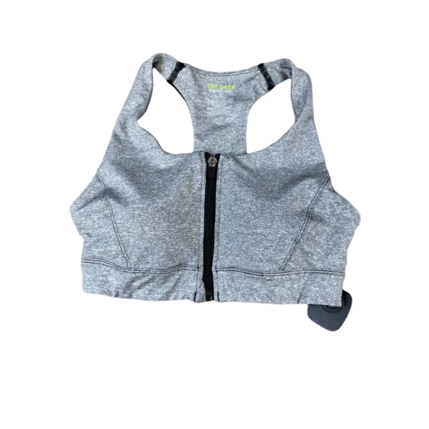 Athletic Bra By Tek Gear In Grey, Size: S