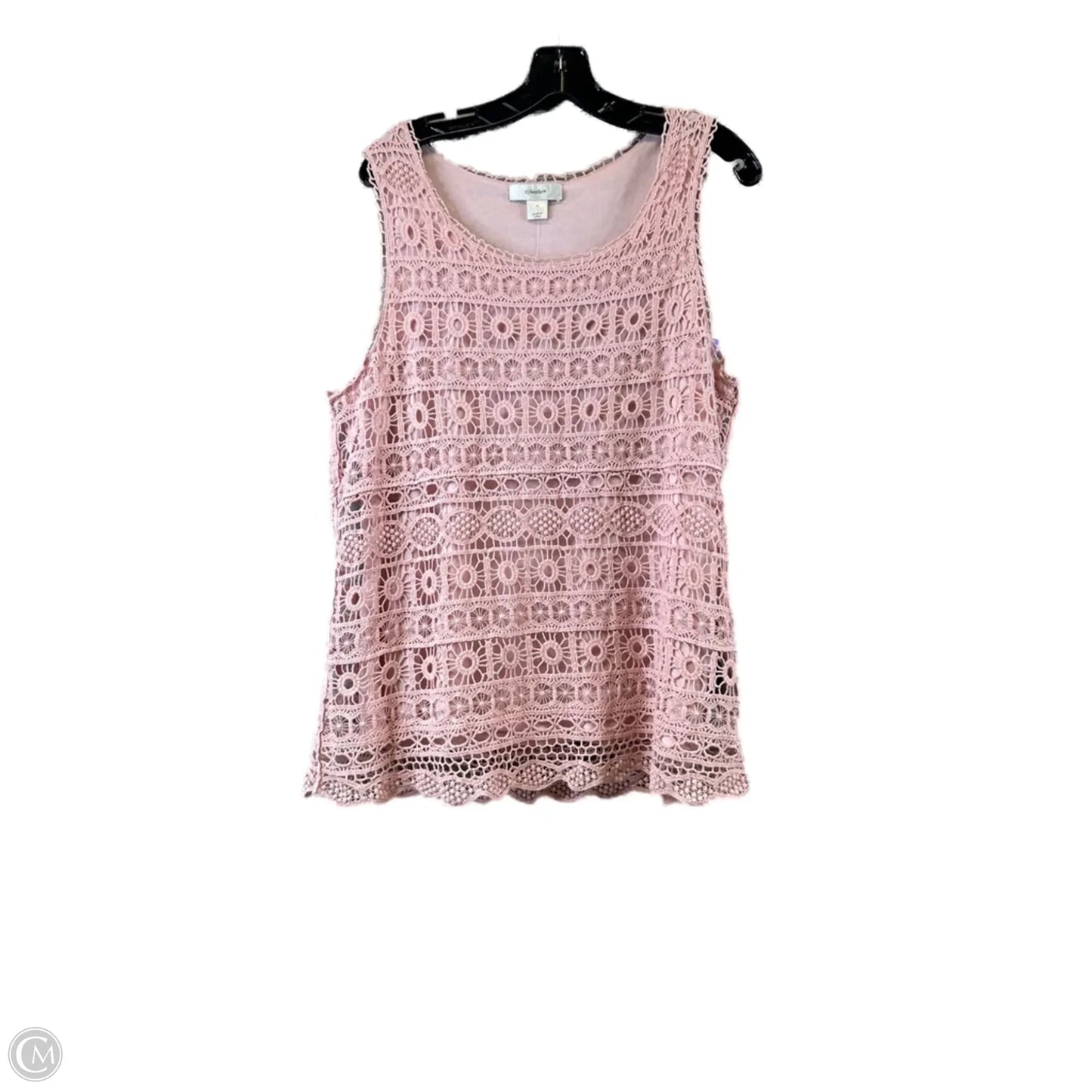 Top Sleeveless By Cj Banks In Mauve, Size: Xl