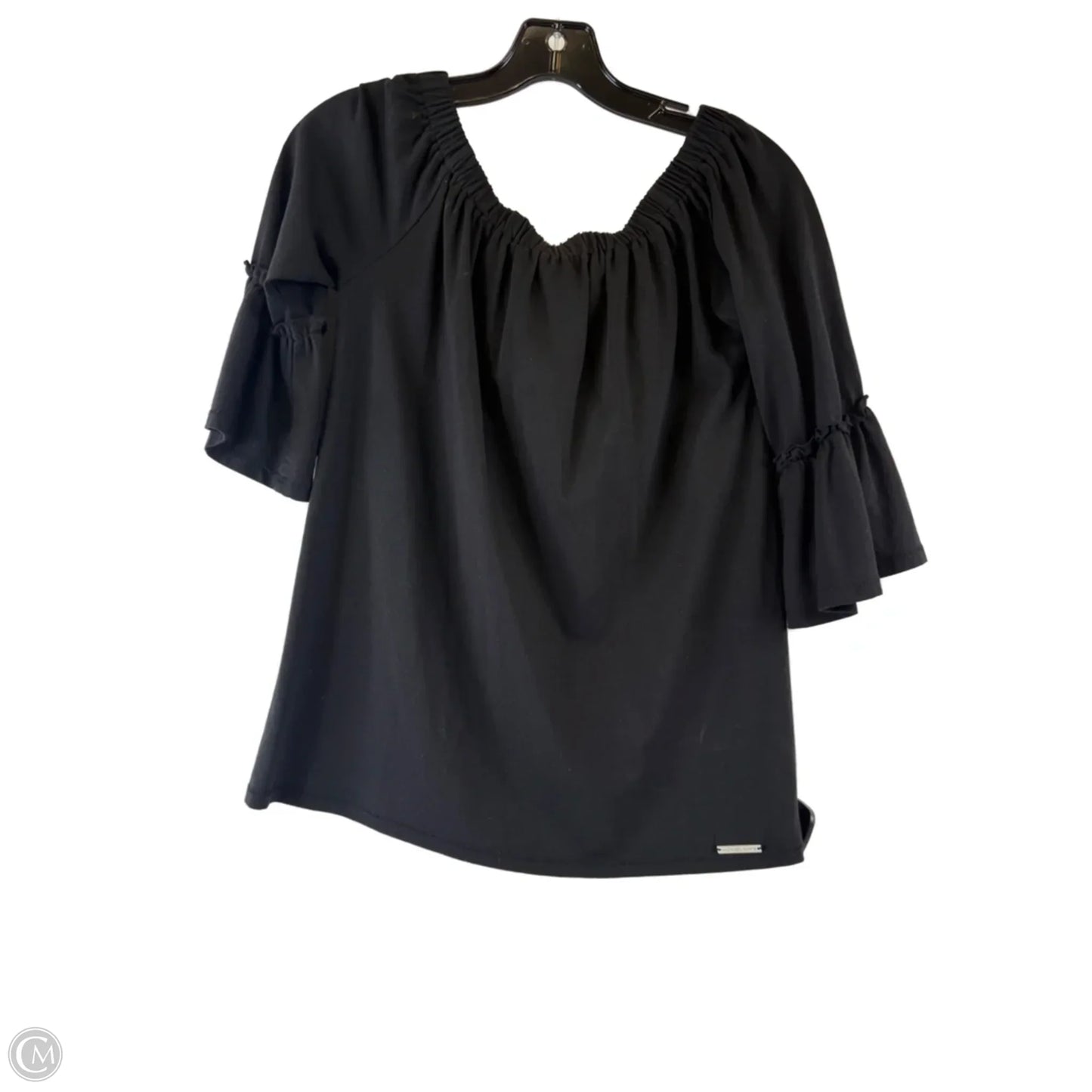 Top Short Sleeve Basic By Michael By Michael Kors In Black, Size: S