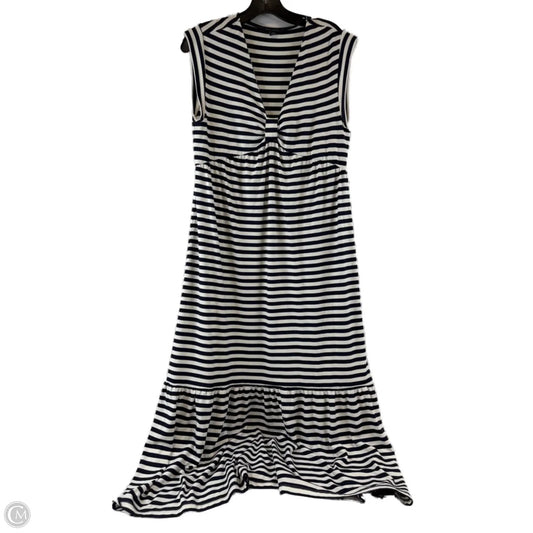 Dress Casual Maxi By Tommy Hilfiger In Striped Pattern, Size: S
