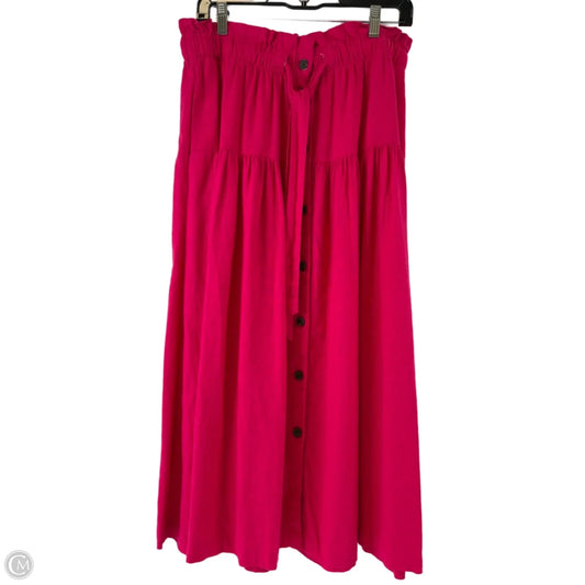 Skirt Maxi By Universal Thread In Pink, Size: 10