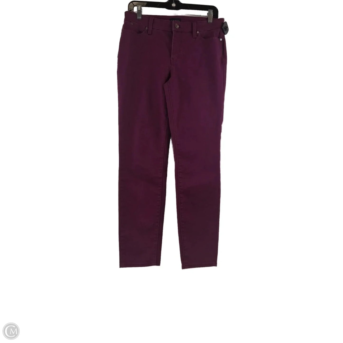 Jeans Straight By Talbots In Purple, Size: 4