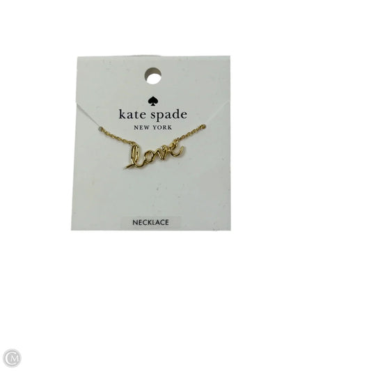 Necklace Designer By Kate Spade