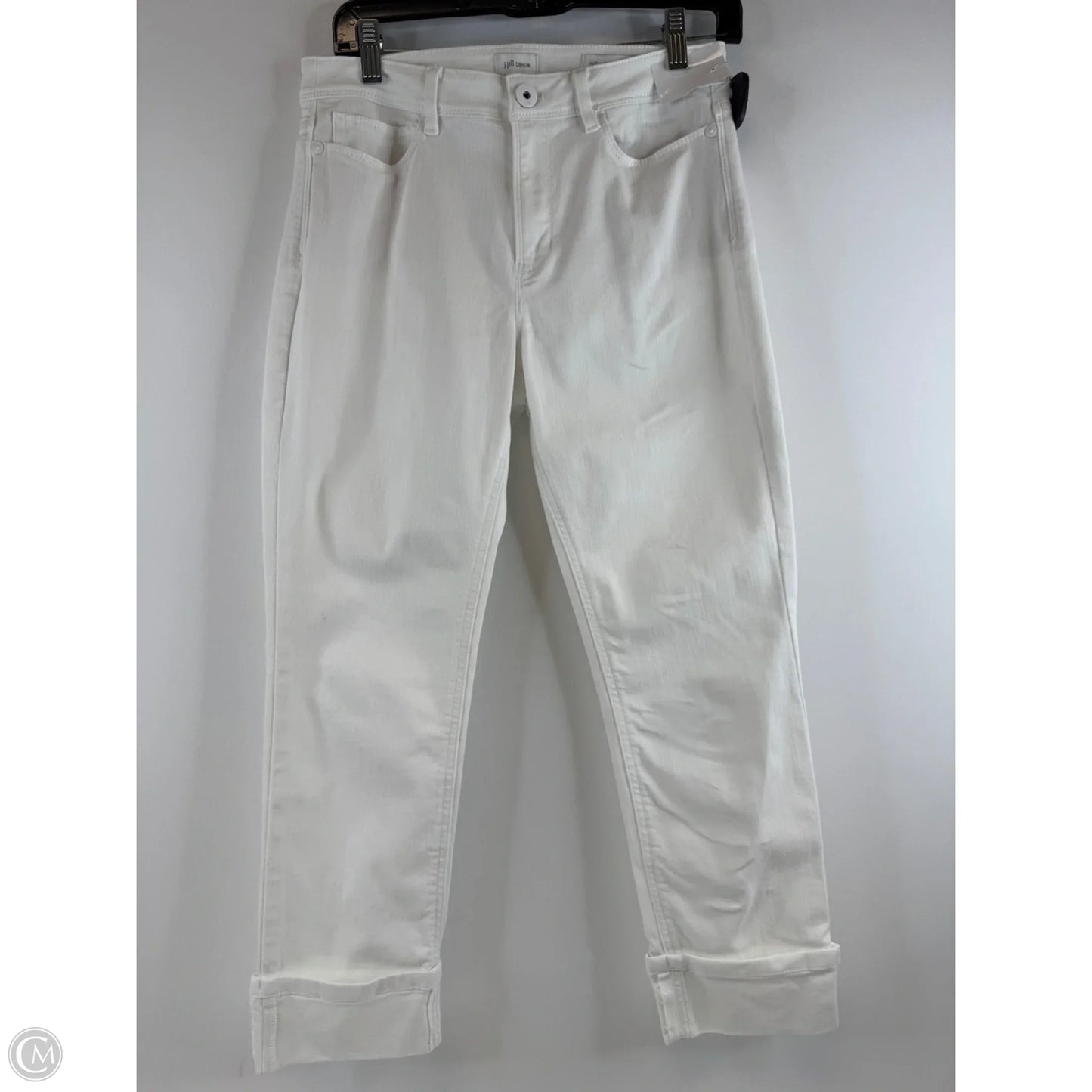 Jeans Cropped By J. Jill In White, Size: 4