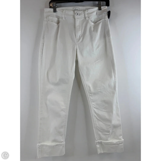 Jeans Cropped By J. Jill In White, Size: 4