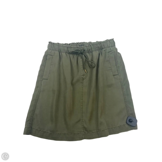 Skirt Mini & Short By Loft In Green, Size: 10p