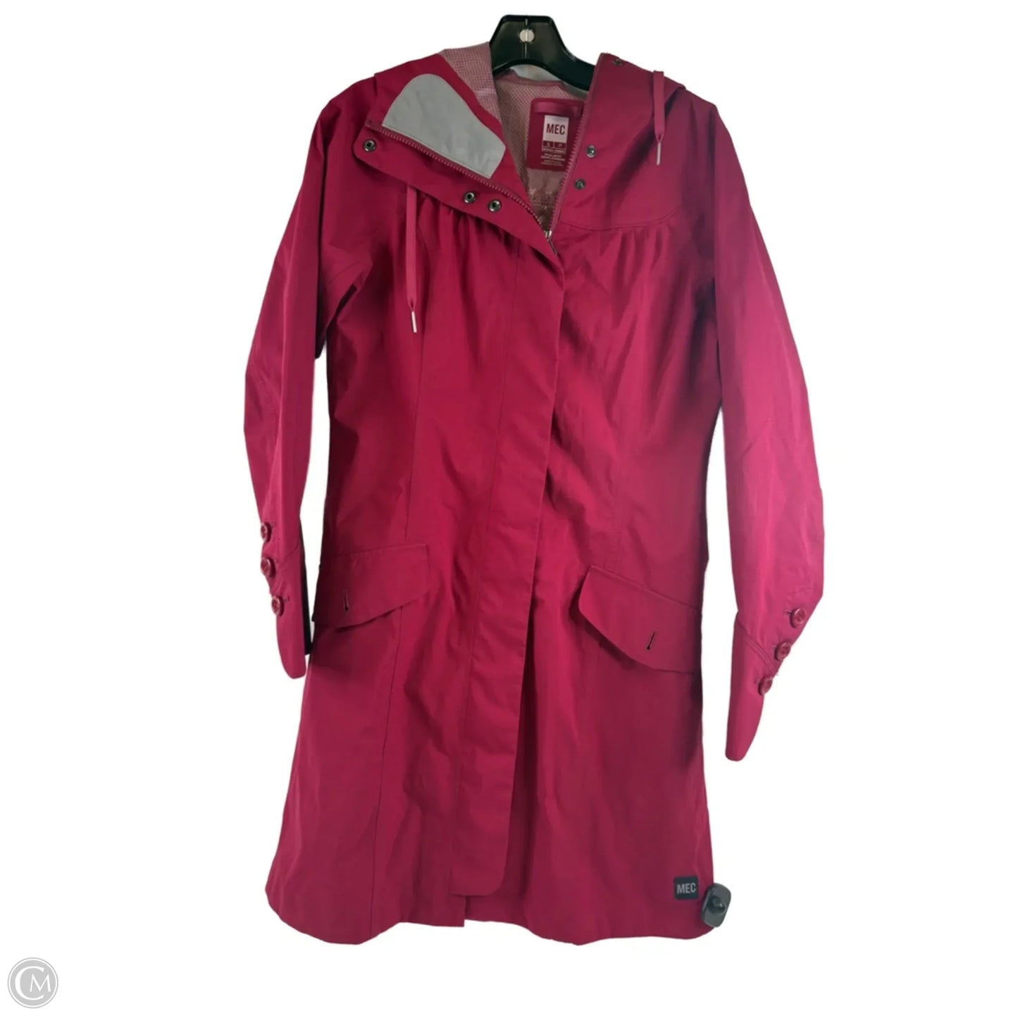 Jacket Windbreaker By Clothes Mentor In Red, Size: S