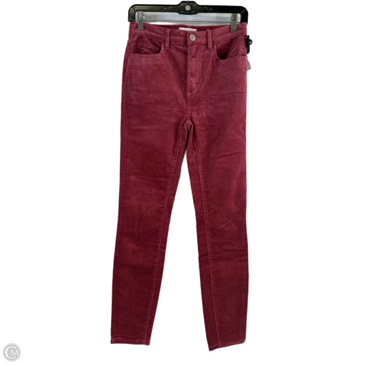 Pants Corduroy By Loft In Pink, Size: 0