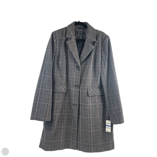 Coat Other By Inc In Grey & Pink, Size: Xl