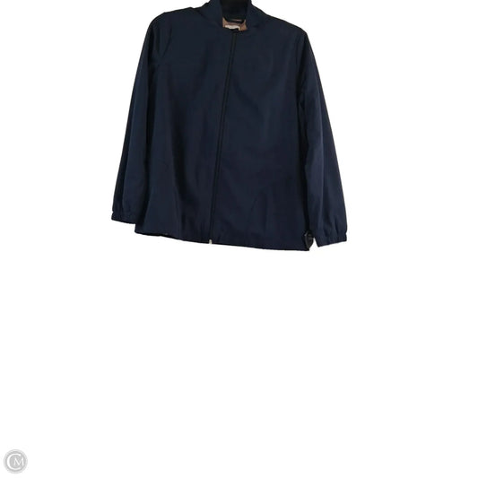 Jacket Windbreaker By J. Jill In Navy, Size: Xs