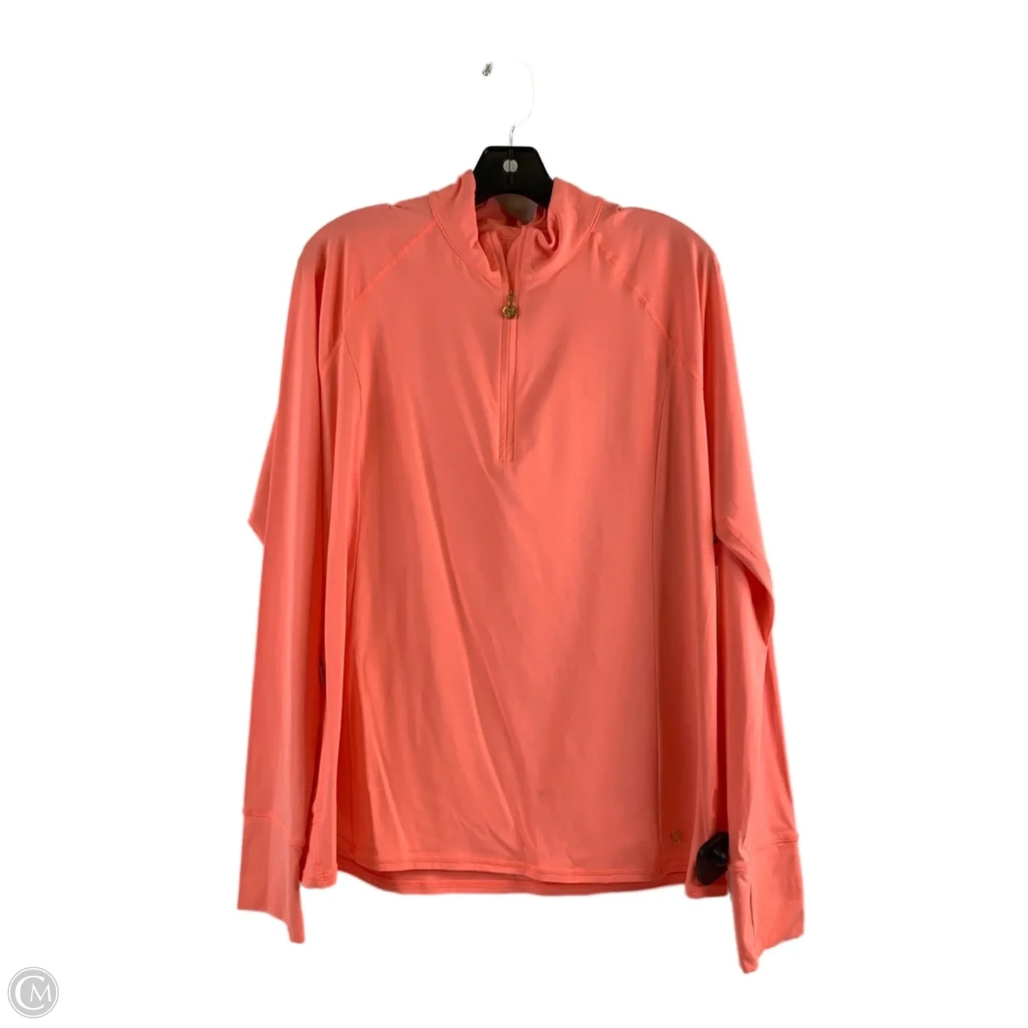 Top Long Sleeve Designer By Lilly Pulitzer In Orange, Size: Xl