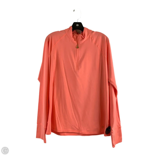 Top Long Sleeve Designer By Lilly Pulitzer In Orange, Size: Xl