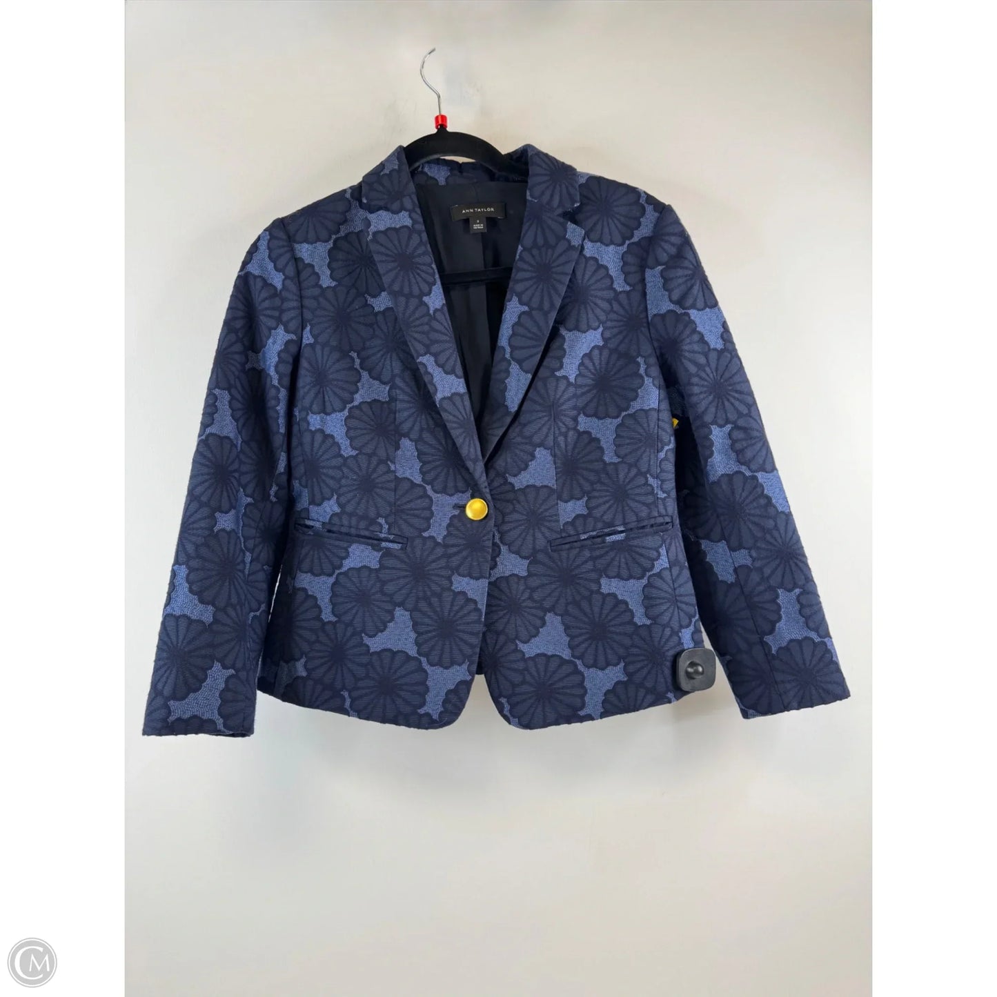 Blazer By Ann Taylor In Blue, Size: Xs