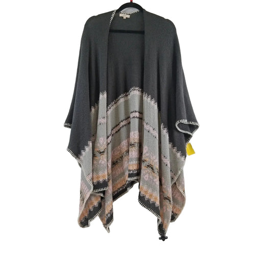 Shawl By Easel In Grey & Pink, Size: L