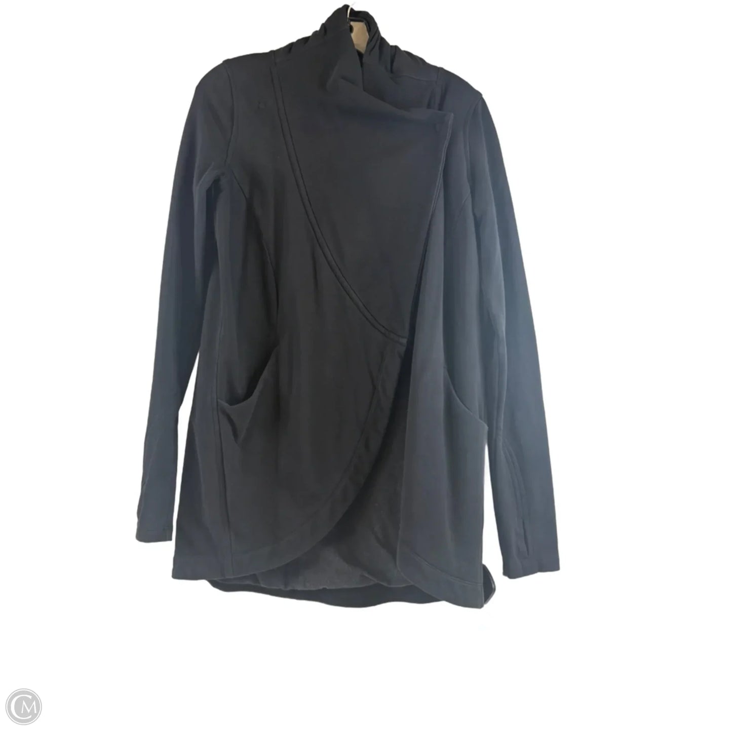 Athletic Jacket By Lululemon In Black, Size: 4