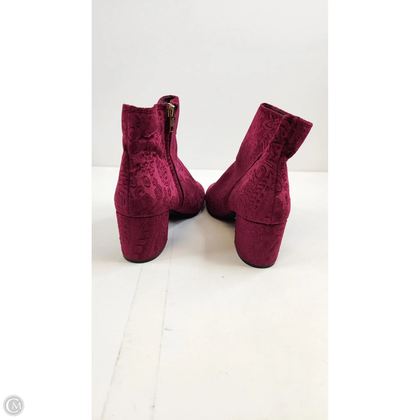 Boots Ankle Heels By Zigi Soho In Pink, Size: 9.5