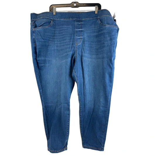 Jeans Jeggings By Evri In Blue Denim, Size: 26