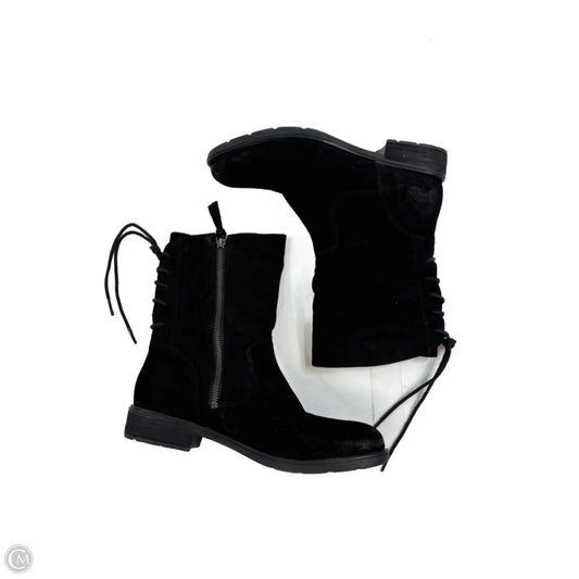 Boots Ankle Heels By Sofft In Black, Size: 8.5