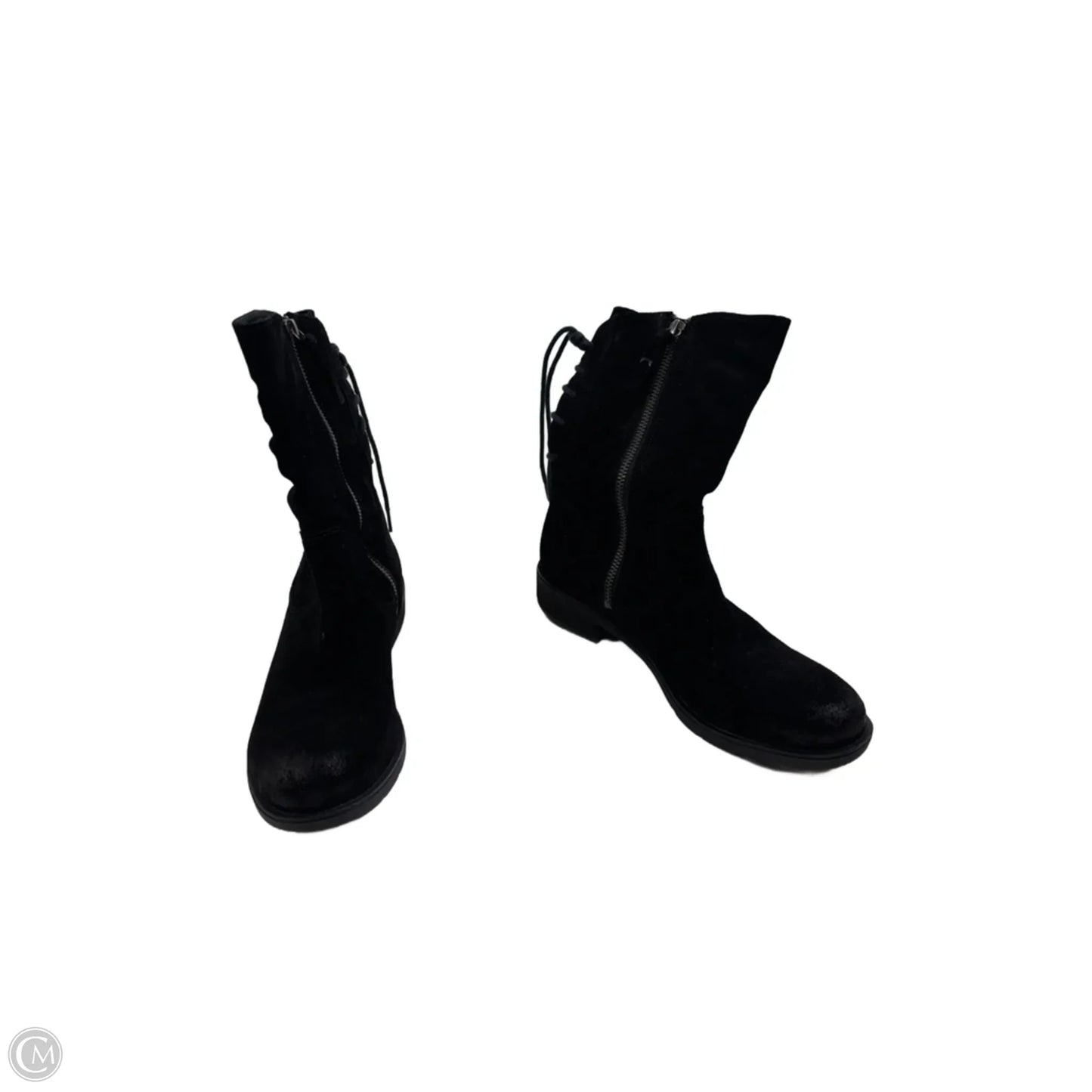 Boots Ankle Heels By Sofft In Black, Size: 8.5