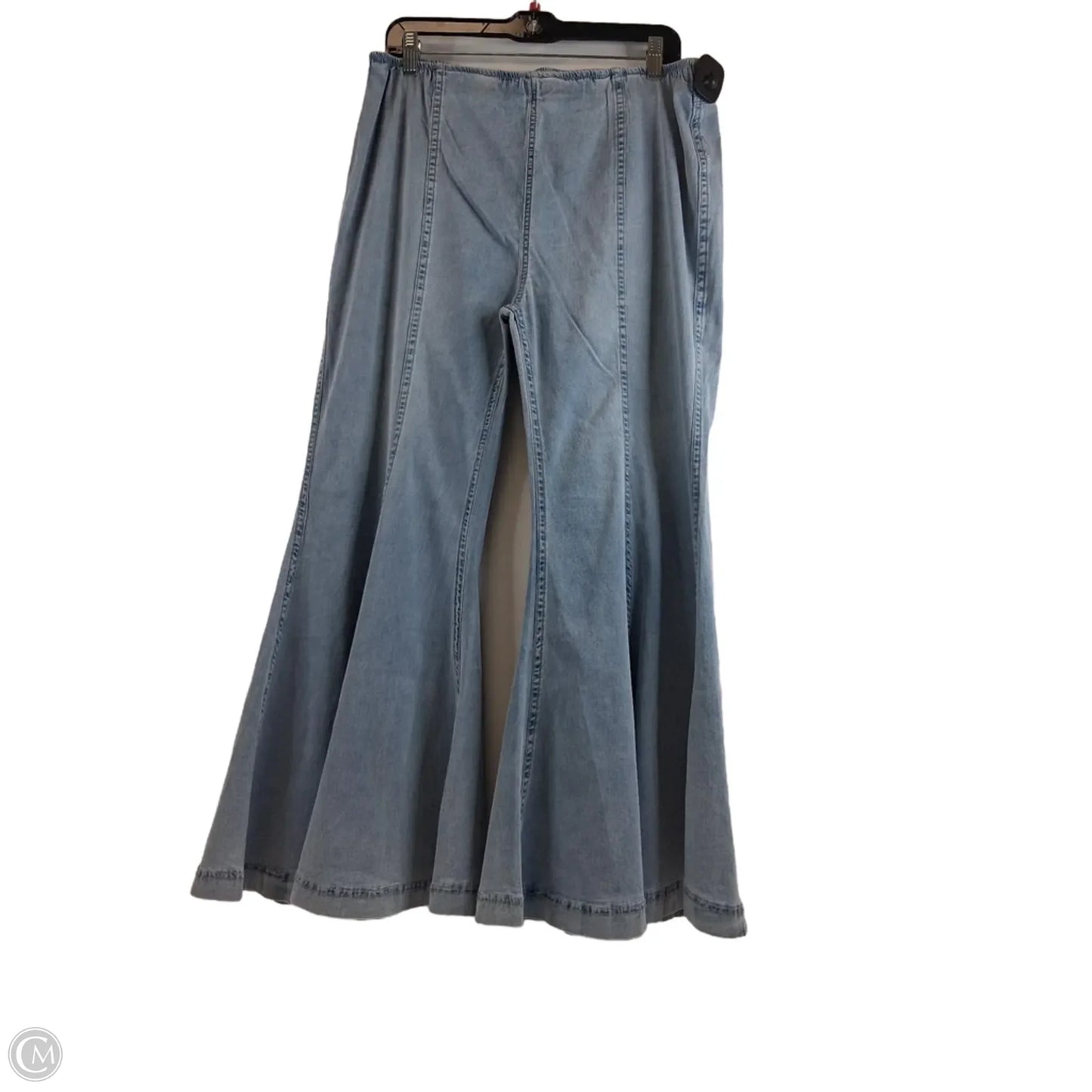 Jeans Wide Leg By Umgee In Blue Denim, Size: 12