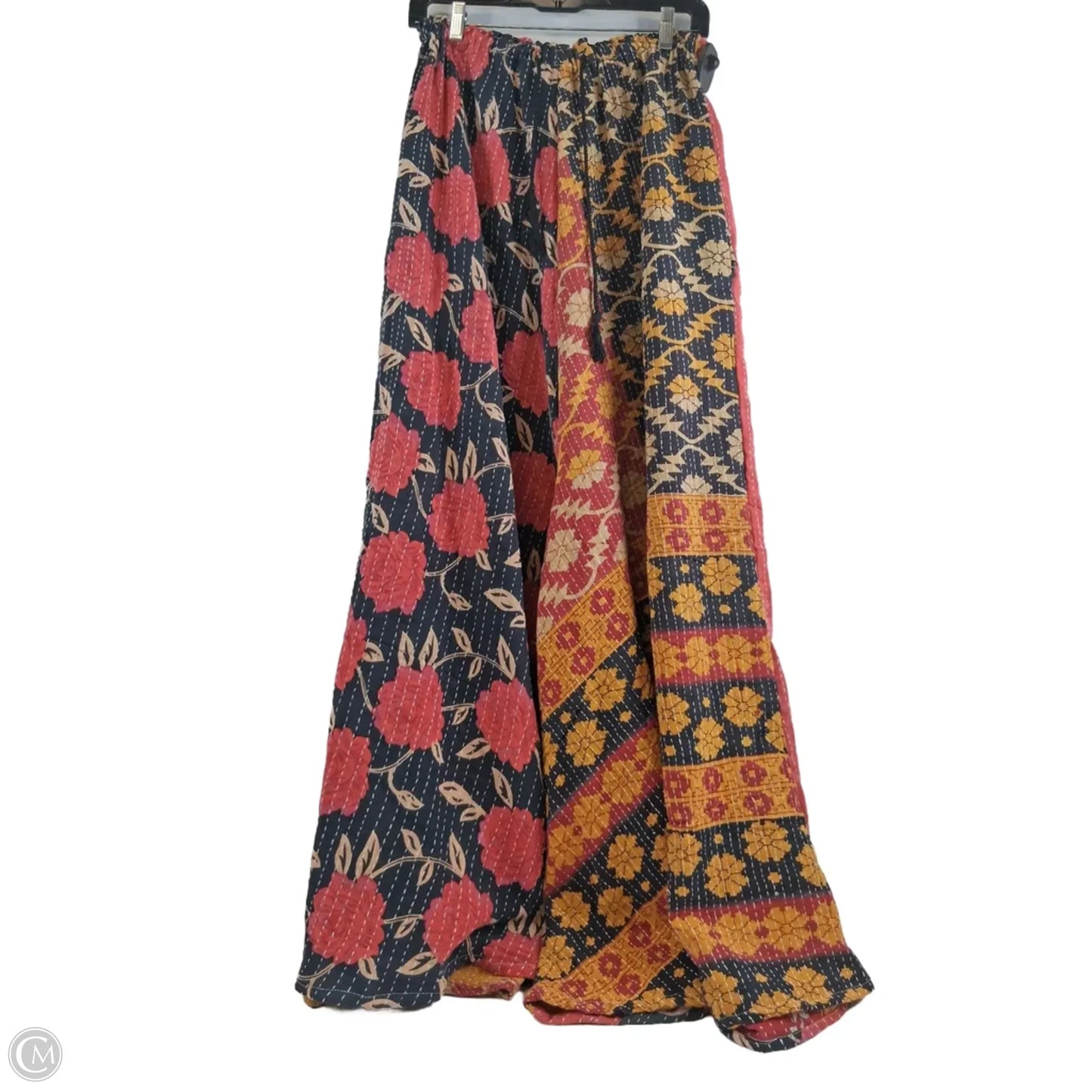 Pants Wide Leg By Clothes Mentor In Orange & Yellow, Size: 8