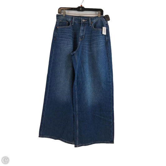 Jeans Wide Leg By Old Navy In Blue Denim, Size: 8