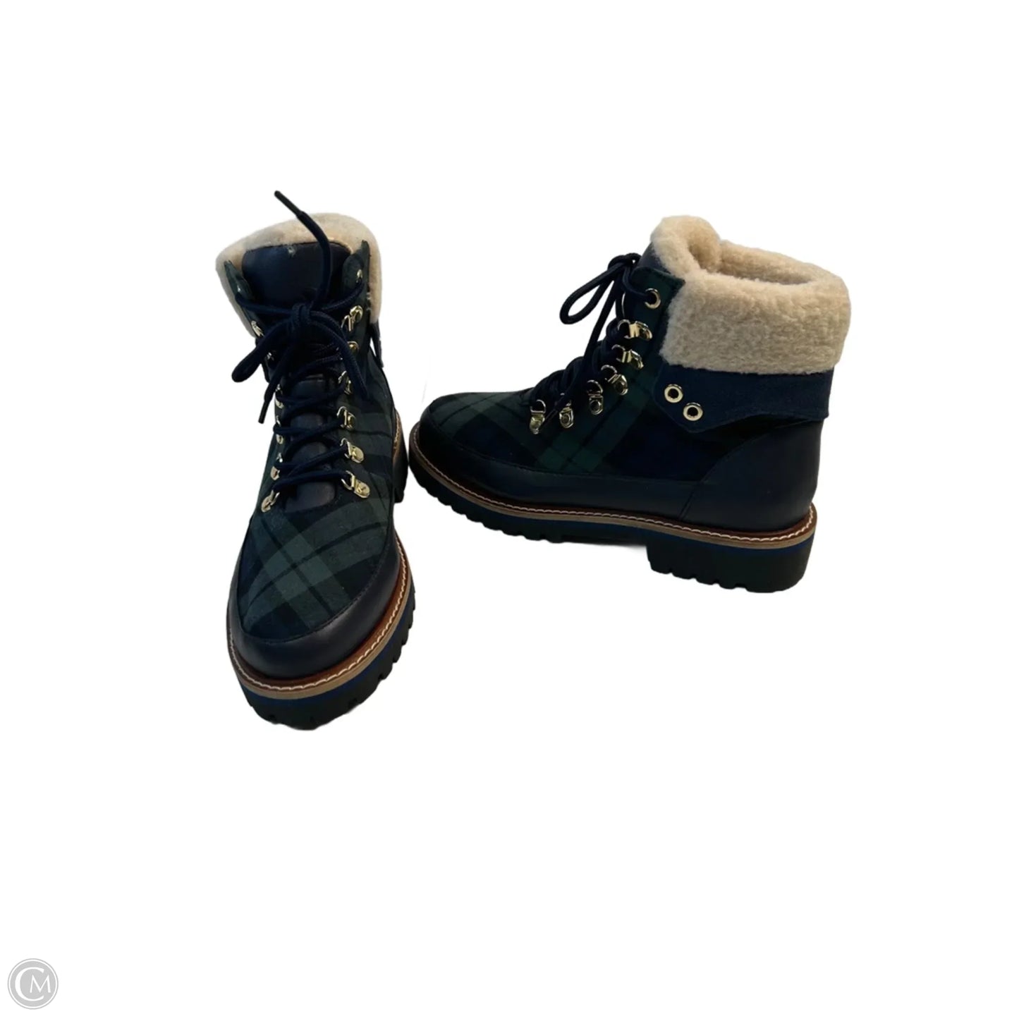 Boots Snow By Talbots In Blue & Green, Size: 7.5