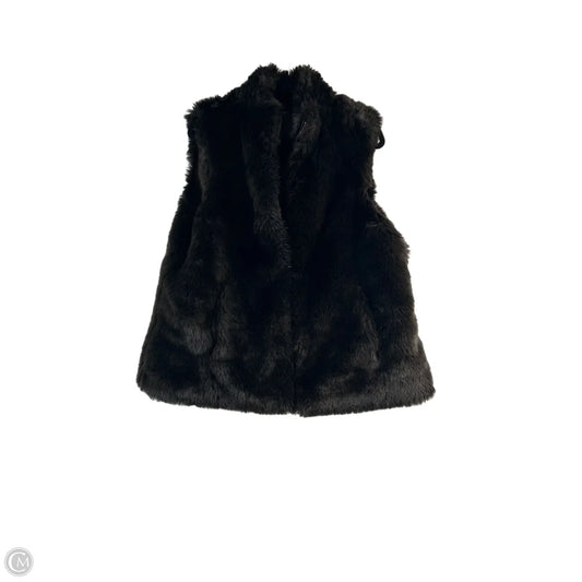 Vest Faux Fur & Sherpa By Liz Claiborne In Brown, Size: 1x