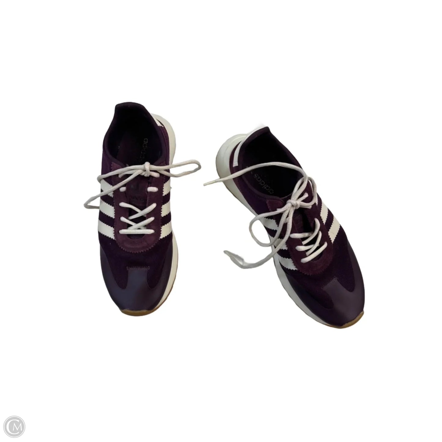 Shoes Sneakers By Adidas In Purple & White, Size: 7.5