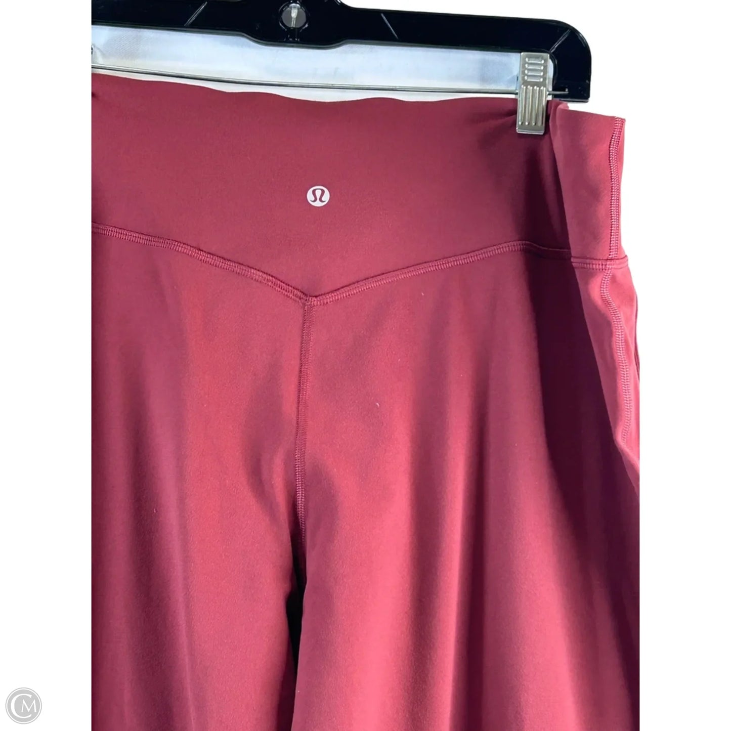 Athletic Leggings By Lululemon In Red, Size: 14