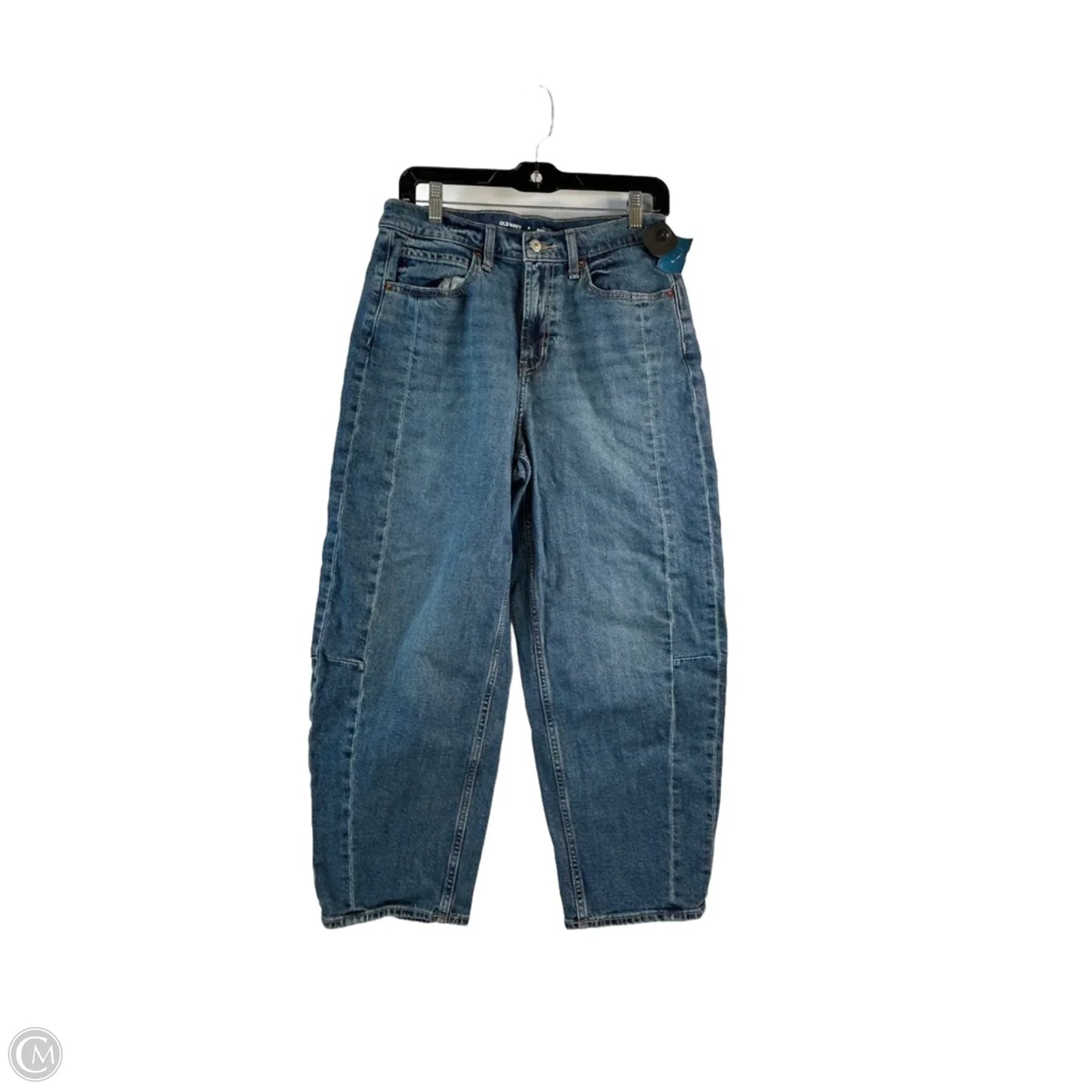 Jeans Straight By Old Navy In Blue Denim, Size: 8