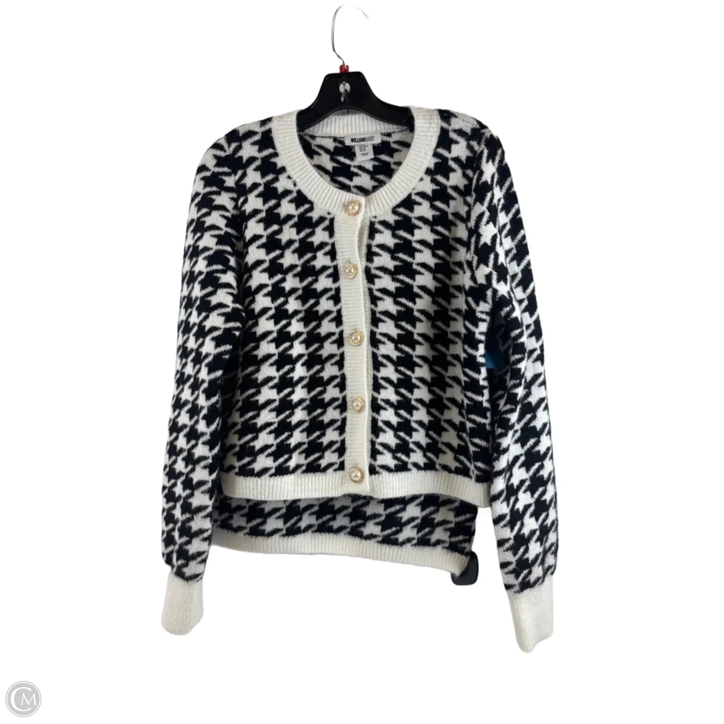 Skirt Set 2pc By William Rast In Black & White, Size: M