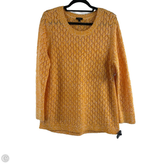 Sweater By Talbots In Yellow, Size: 1x