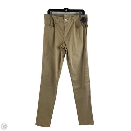 Jeans Jeggings By American Eagle In Tan, Size: 14