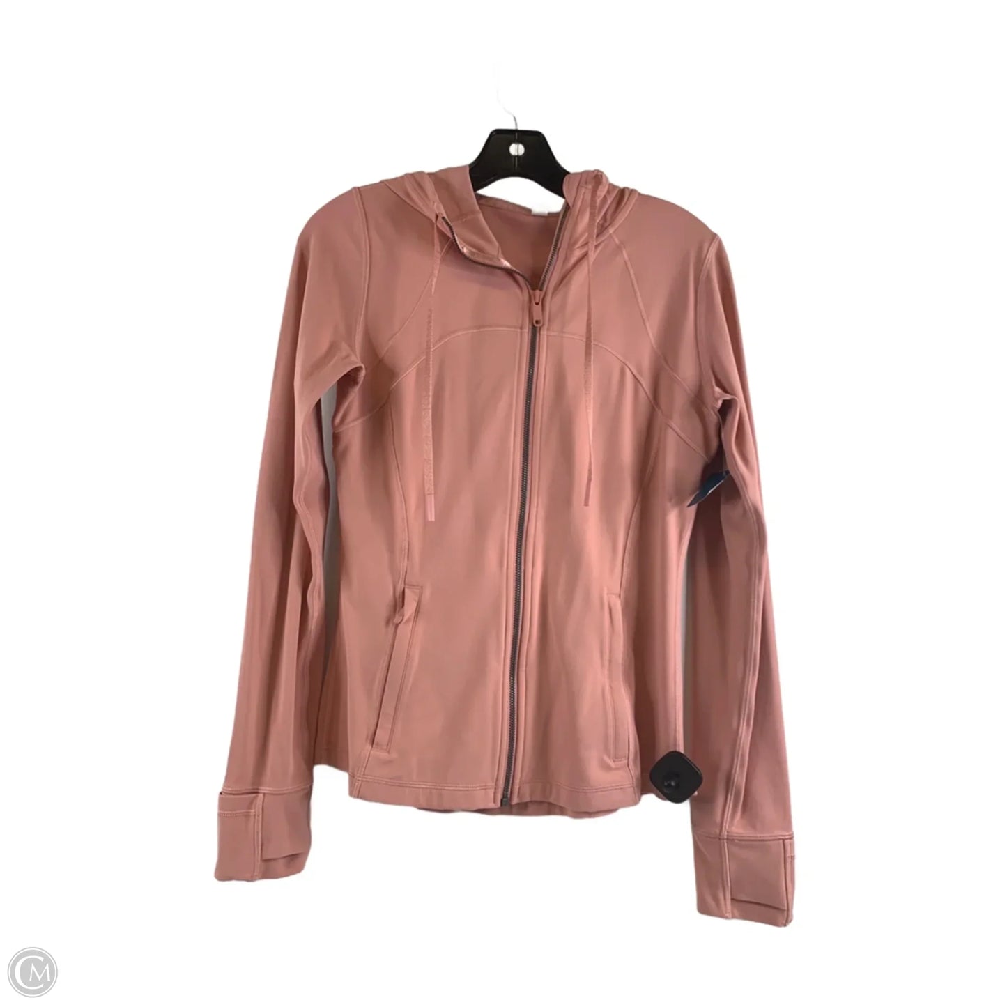 Athletic Jacket By Lululemon In Peach, Size: 8