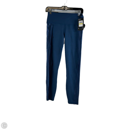 Athletic Leggings By Under Armour In Blue, Size: M