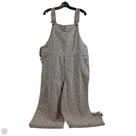 Overalls By Clothes Mentor In Floral Print, Size: L