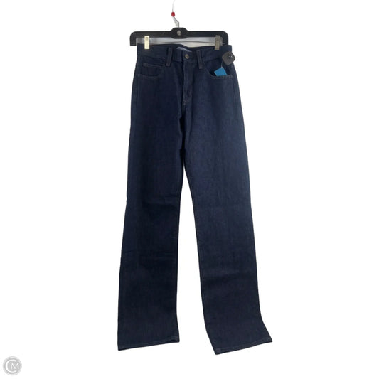 Jeans Straight By Uniqlo In Blue Denim, Size: 6