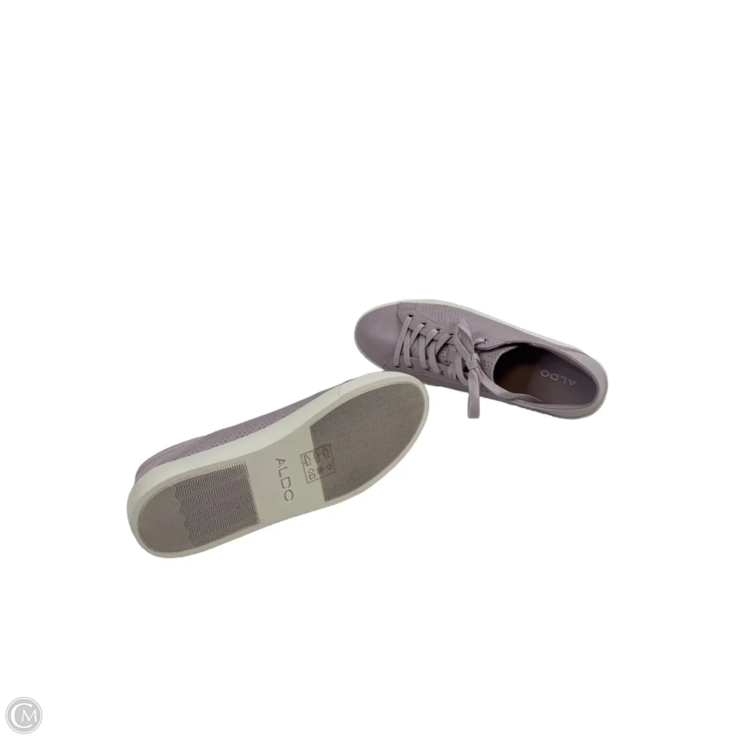 Shoes Sneakers By Aldo In Purple & White, Size: 9