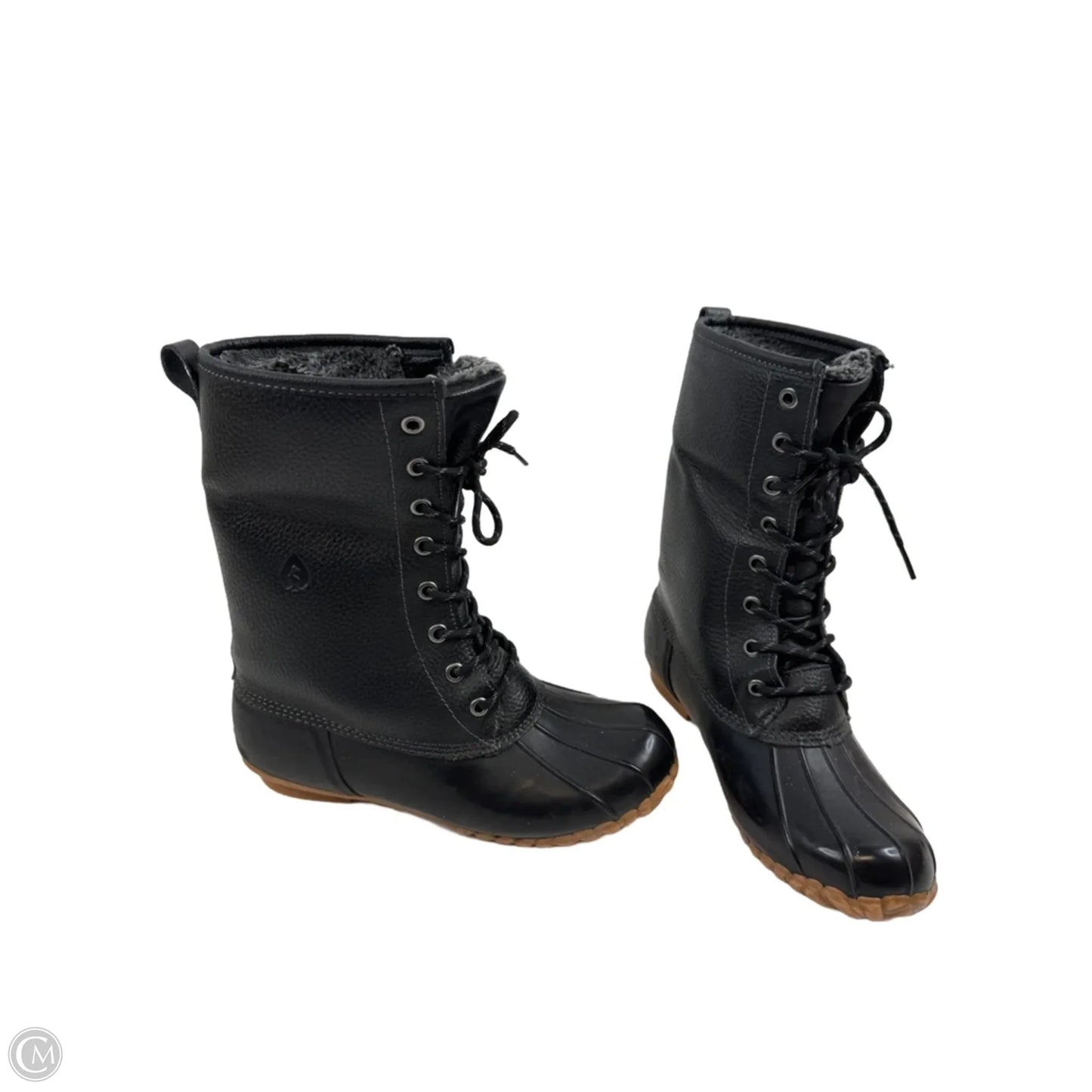 Boots Mid-calf Flats By Sporto In Black, Size: 8