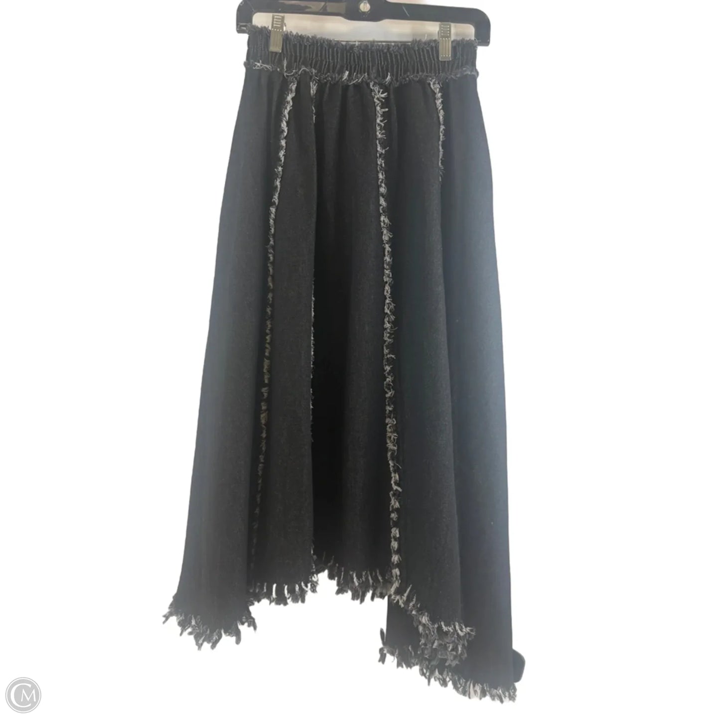 Skirt Midi By Clothes Mentor In Grey Denim, Size: 4